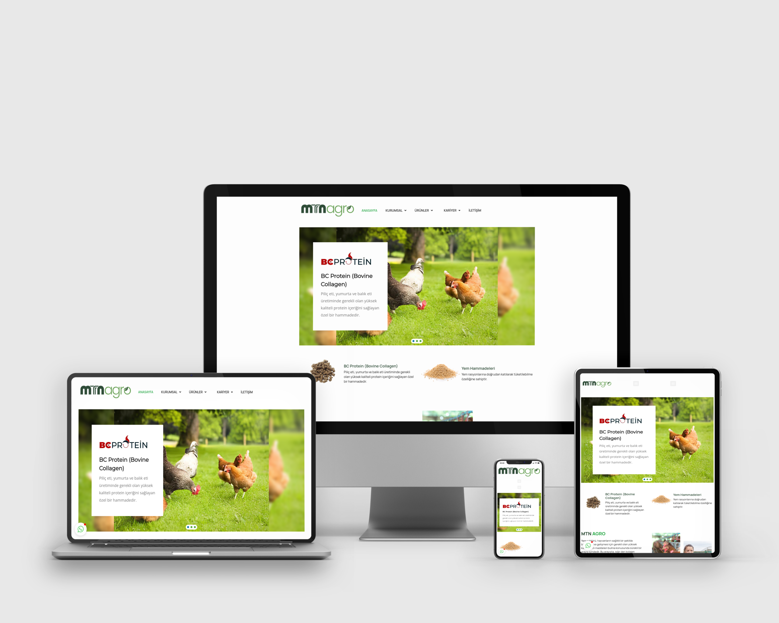 MTN AGRO - Kurumsal Web Site Tasarımı
