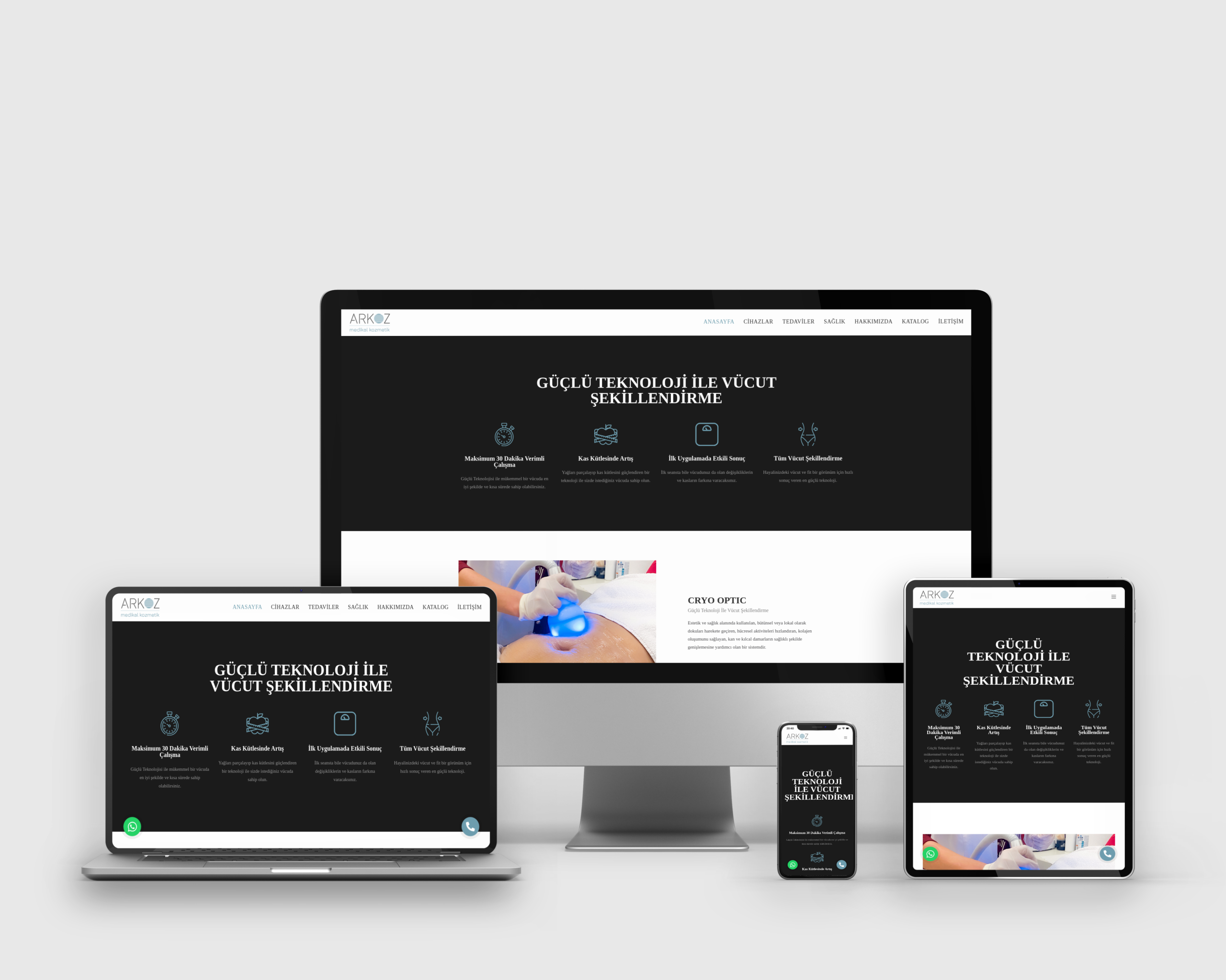 Arkoz Medikal - Kurumsal Web Site Tasarımı