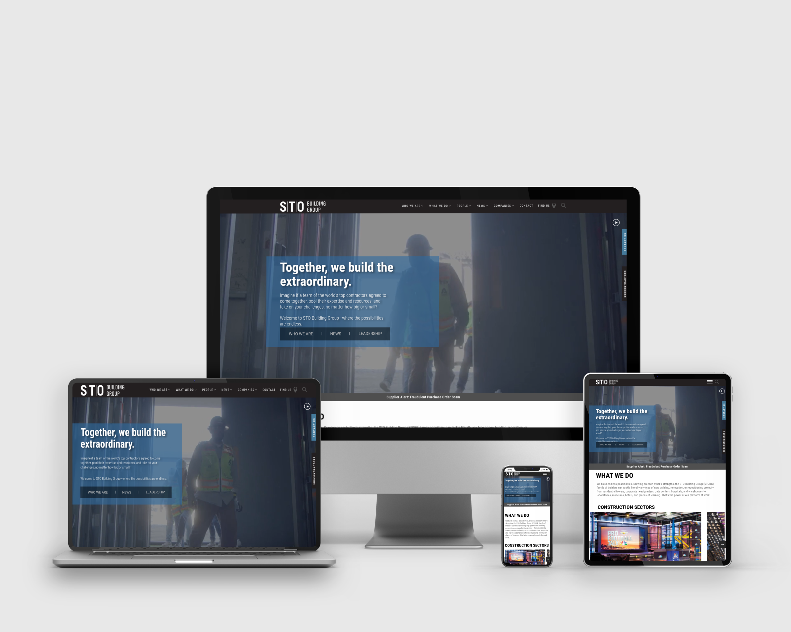 STO BUILDING GROUP - Kurumsal Web Site Tasarımı